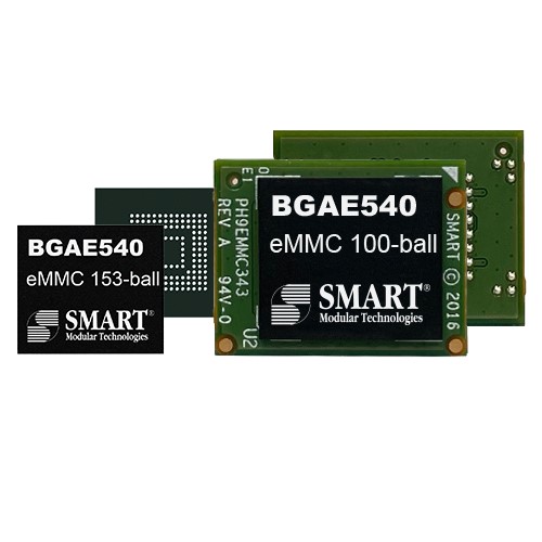 BGAE540 SE | eMMC | 153-ball/100-ball